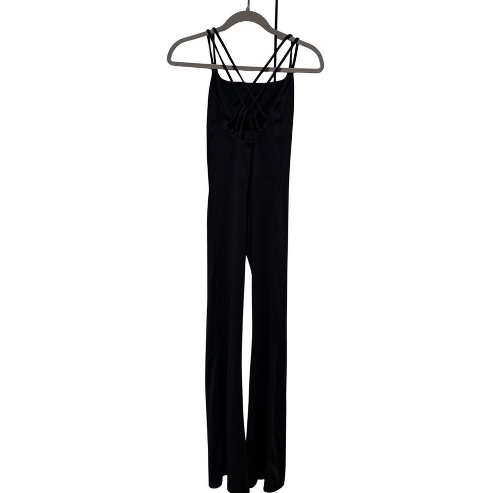 PINK Victoria's Secret Black Strappy Jumpsuit XS - Picture 7 of 10